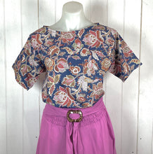 Load image into Gallery viewer, Daya Top Blue Warratah