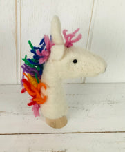 Load image into Gallery viewer, Land Animal Wool Felt Finger Puppets