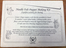 Load image into Gallery viewer, Needle Felt Puppet Making Kit