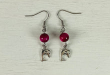 Load image into Gallery viewer, Red Tiger Eye Earrings by Nev