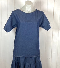 Load image into Gallery viewer, Daya Top Blue Warratah