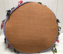 Load image into Gallery viewer, Sari Ribbon & Blue Jute Bag