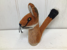 Load image into Gallery viewer, Land Animal Wool Felt Finger Puppets