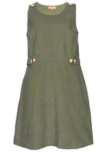 Load image into Gallery viewer, Corduroy Button Dress