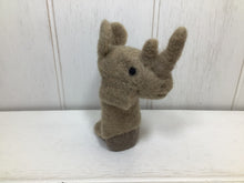 Load image into Gallery viewer, Land Animal Wool Felt Finger Puppets