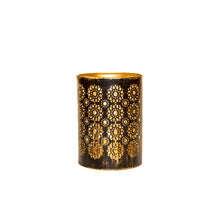 Load image into Gallery viewer, Jali Bronzed Votive Lantern