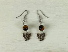Load image into Gallery viewer, Tiger Eye Earrings by Nev