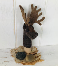 Load image into Gallery viewer, Land Animal Wool Felt Finger Puppets