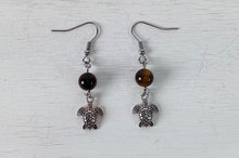 Load image into Gallery viewer, Tiger Eye Earrings by Nev