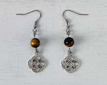Load image into Gallery viewer, Tiger Eye Earrings by Nev