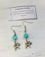 Load image into Gallery viewer, Turquoise Howlite Earrings by Nev