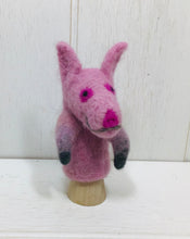 Load image into Gallery viewer, Land Animal Wool Felt Finger Puppets
