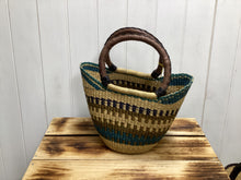 Load image into Gallery viewer, Small Market Bolga Basket U Shopper