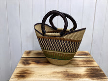 Load image into Gallery viewer, Small Market Bolga Basket U Shopper