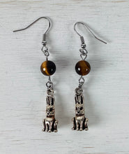 Load image into Gallery viewer, Tiger Eye Earrings by Nev