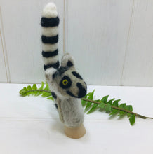 Load image into Gallery viewer, Land Animal Wool Felt Finger Puppets
