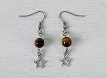 Load image into Gallery viewer, Tiger Eye Earrings by Nev
