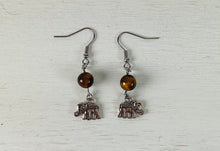 Load image into Gallery viewer, Tiger Eye Earrings by Nev