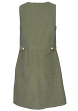 Load image into Gallery viewer, Corduroy Button Dress