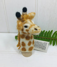 Load image into Gallery viewer, Land Animal Wool Felt Finger Puppets