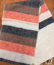 Load image into Gallery viewer, Wool Mix Stripe Scarf