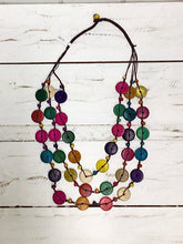 Load image into Gallery viewer, Short Coconut Bead Necklace by Bec