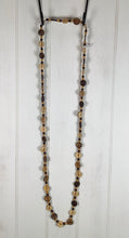 Load image into Gallery viewer, Long Coconut  Bead Necklace by Bec