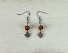 Load image into Gallery viewer, Tiger Eye Earrings by Nev