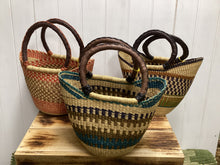 Load image into Gallery viewer, Small Market Bolga Basket U Shopper
