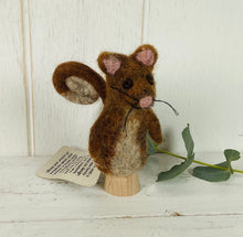 Load image into Gallery viewer, Land Animal Wool Felt Finger Puppets