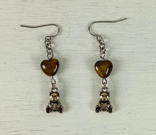 Load image into Gallery viewer, Tiger Eye Earrings by Nev