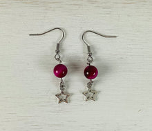 Load image into Gallery viewer, Red Tiger Eye Earrings by Nev