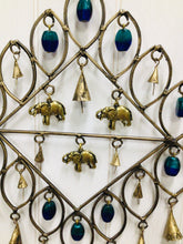 Load image into Gallery viewer, Brass Bell and Bead Hanging Mobile Decoration