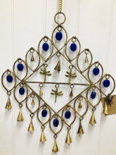 Load image into Gallery viewer, Brass Bell and Bead Hanging Mobile Decoration