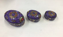 Load image into Gallery viewer, Oval Stone Trinket Box