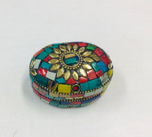 Load image into Gallery viewer, Oval Stone Trinket Box