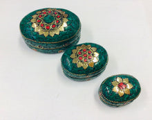 Load image into Gallery viewer, Oval Stone Trinket Box