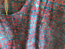 Load image into Gallery viewer, Addi Dress Blue Magenta Circles