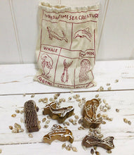 Load image into Gallery viewer, Dreamtime Sea Creatures Wooden Block Stamp Set