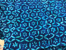 Load image into Gallery viewer, Darwin Dress Blue Flower Hexagon