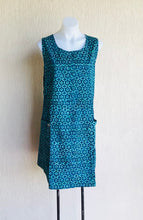 Load image into Gallery viewer, Darwin Dress Blue Flower Hexagon