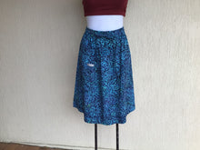 Load image into Gallery viewer, Marni Blue Etched Floral Skirt