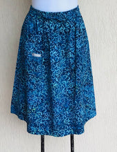 Load image into Gallery viewer, Marni Blue Etched Floral Skirt