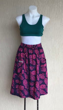 Load image into Gallery viewer, Marni Navy Pink Pineapple Skirt