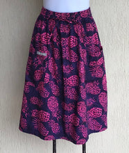 Load image into Gallery viewer, Marni Navy Pink Pineapple Skirt