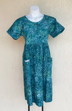 Load image into Gallery viewer, Addi Dress Teal Paisley Garden