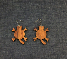 Load image into Gallery viewer, Rosewood Stretch Cat Earrings by Nev
