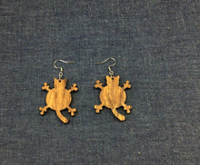 Load image into Gallery viewer, Rosewood Stretch Cat Earrings by Nev