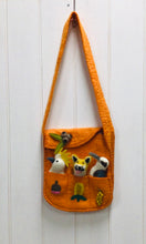 Load image into Gallery viewer, Wool Felt Bag with 3 Finger Puppets