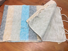 Load image into Gallery viewer, Wool Mix Stripe Scarf